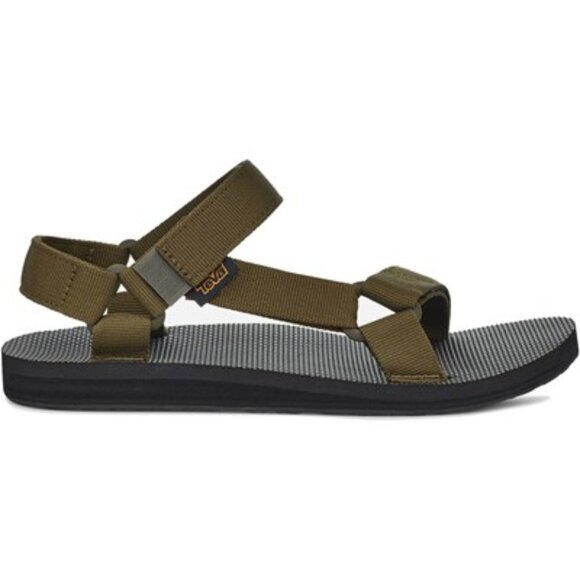 Teva - Mens Original Universal Sandal, size 14 US mens, color black/green. - Picture 1 of 5